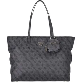 GUESS Shopper Power Play Large Tech Logo Coal Grau Damen