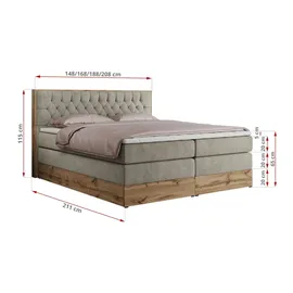 MKS Amore King 200 x 200 cm H4 Beige