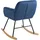 Beliani Schaukelsessel LIARUM Samtstoff 0 x 0 x 0 cm Blau