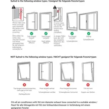 Electrolux AEG AWK04 Premium Fensterkit Klimagerät (900 923 306)