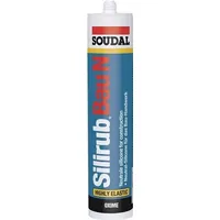 SOUDAL Bausilikon Silirub N schwarz 310 ml