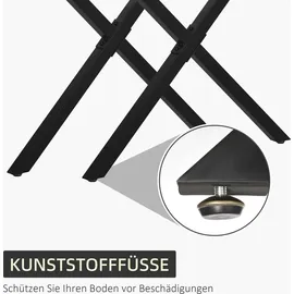 Homcom Tischbein 80 cm x 4 cm x 72 cm