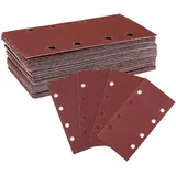 WorkPro Schleifpapier Set 100 Stück Körnung 40/60/80/120 8 Löcher
