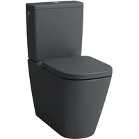 Laufen Meda Stand-WC-Kombination mit WC-Sitz Graphit matt