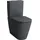 Laufen Meda Stand-WC-Kombination mit WC-Sitz Graphit matt