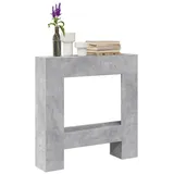 vidaXL Kaminumbauschrank Kaminumrandung Betongrau 81x18x82 cm Holzwerkstoff