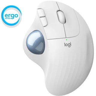 Logitech Ergo M575 Wireless Trackball grauweiß, Bluetooth (910-005870)