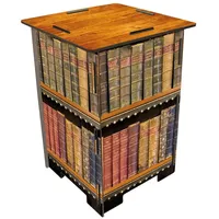 Werkhaus Photohocker Antike Bücher 30 x 42 x 30 cm Mehrfarbig
