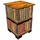 Werkhaus Photohocker Antike Bücher 30 x 42 x 30 cm Mehrfarbig