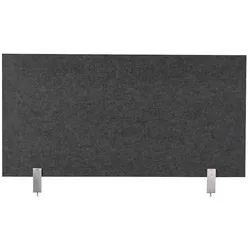 Schreibtisch-Set desktopz Klemme Farbe: anthrazit, Größe: 100x50x2,5cm