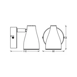LEDVANCE LED-Spot 4058075826496 4,3 W GU10 warmweiß 1 St.