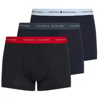 Tommy Hilfiger Underwear Boxer TRUNK 3 PACK (3-St) mit kontrastfarbenem Logobund schwarz S (48)