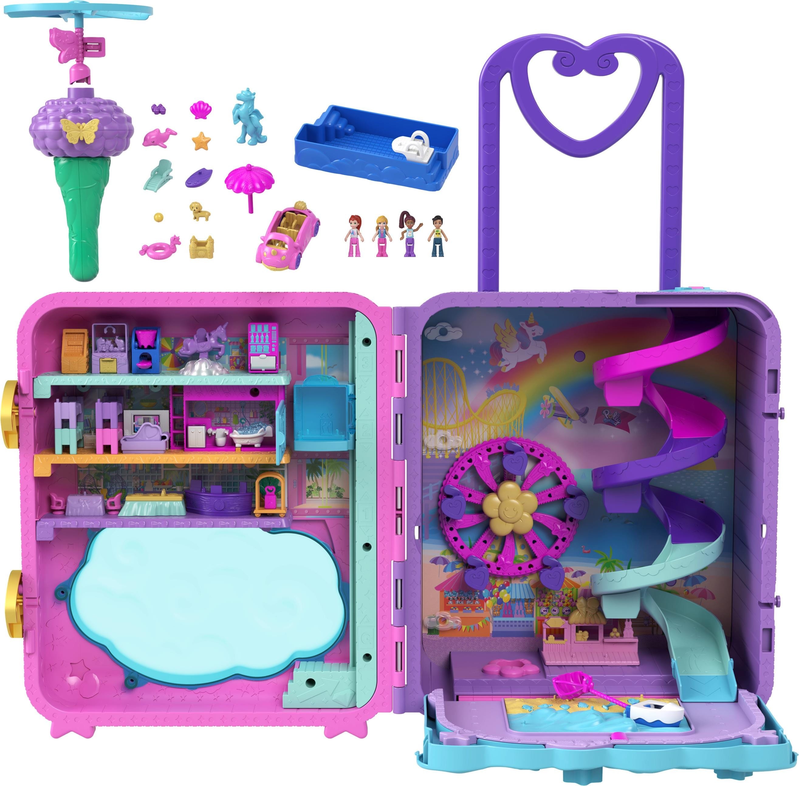 Polly Pocket Urlaub im Rollkoffer