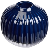 HAK Kähler Kähler Kerzenständer runden Ø7.5 cm Hammershøi dänisches Design Handarbeit, blau