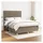 vidaXL Boxspringbett 140 x 200 cm Taupe