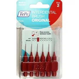 TePe Original 0,5 mm rot Interdentalbürste 6 St.