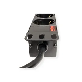 Roline Steckdosenleiste 2 m Schwarz 1 St.