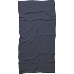 Badetuch CASATEX "Air drop", blau (midnight), B:70cm L:140cm, Frottee, Obermaterial: 100% Baumwolle, Handtücher (Packung), Air drop Technologie