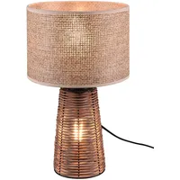 Trio R50972026, Fuß Rattan braun, Schirm Strohgeflecht, exkl. 2x