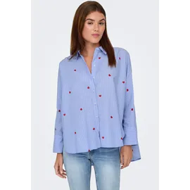 Only Hemdbluse ONLNEW LINA GRACE Blau M