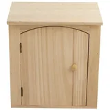 Rayher 62406000 Holz Schlüsselkästchen FSC Mix Credit, 18x5x22cm