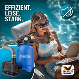 monzana Sandfilteranlage MZPF180 5000 l/h