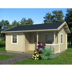 Palmako Ferienhaus Sandra 21,5 + 3,7 m2 - 70 mm