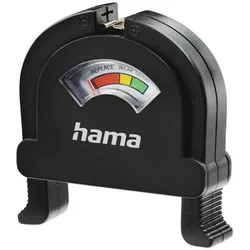 HAMA Batterieladungsmessgerät, Tester für 6 Batterietypen