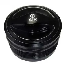 RockShox Luftkappe schwarz - Einheitsgröße - Fahrradzubehör