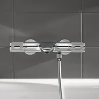 Grohe Precision Feel Thermostat-Wannenarmatur chrom