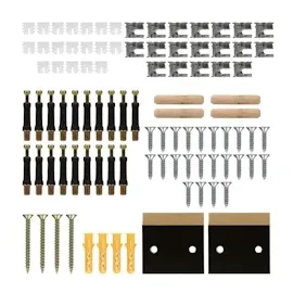 ECD Germany Heizkörperverkleidung MDF Wabenmuster 152x19x82 cm Schwarz