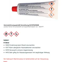 PRESTO Härter für prestolith 2K-Spachtelmassen rot 25 g