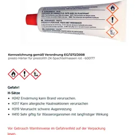 PRESTO Härter für prestolith 2K-Spachtelmassen rot 25 g