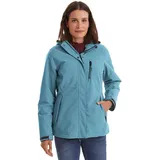 KILLTEC Damen Outdoorjacke Funktionsjacke mit abzippbarer Kapuze KOW 140 WMN Jckt wasserdicht, Winddicht, atmungsaktiv 00841-sturmblau 44