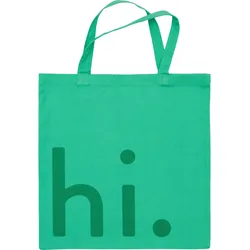 Design Letters Hi Einkaufstasche grün