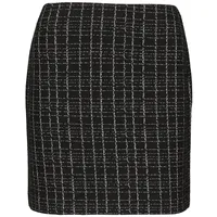Comma, Miniröcke Damen Kariert Schwarz/ Silber 34