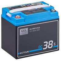ECTIVE GEL Deep Cycle mit LCD-Anzeige 38Ah Versorgungsbatterie