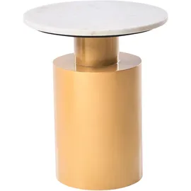 Beliani Beistelltisch Ariaga Metall Gold