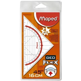 Maped Geometrie-Dreieck Flex 16,0 cm transparent