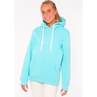 Zwillingsherz Hoodie »Happy and Beautiful«, mit gleichfarbiger Smiley-Stickerei und Bindebänder Schriftzug