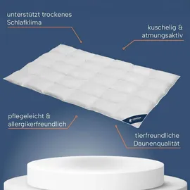 casimum Daunendecke »LUXUS« – 100% Daunen, Größe: 155x220