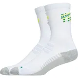 Asics Performance Run Crew Socken Blau Fade/Grün/Citron III