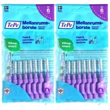 TePe Interdentalbürsten 2x8 TePe Original Interdentalbürsten - 1,1 mm lila
