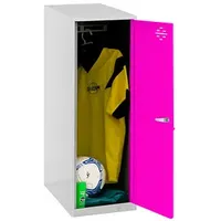 Simonrack Spind SIMONLOCKER DISM SINGLE grau, pink 8425437065156, 1