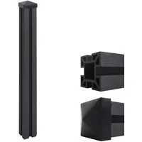 MCW Zaunpfahl 98 x 0 x 0 cm Anthrazit/WPC