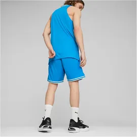 Puma Hoops Team Game Basketballshorts Herren 07 electric blue lemonade L