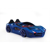 Kapa Möbel Autobett Luxury Vollversion mit LED und Polsterung blau
