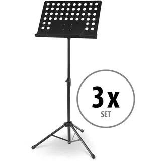 McGrey 11940 Orchesterpult Lochblech mit Notenklemmen 3x Set
