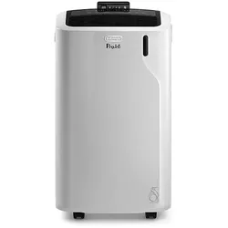 DELONGHI Pinguino PAC EM93K.1 Silent, 3-in1: Kühlung, Entfeuchtung, Ventilation, leises mobiles Klimagerät Weiß/Schwarz (Max. Raumgröße: 95 m3, EEK: A)