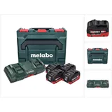 Metabo Metabo, Basis Set 4x Li-Power Akkupack 18 V 10,0 Ah CAS Li-Ion Akku ) + DUO Doppel Ladegerät, ASC 145 + metaBOX